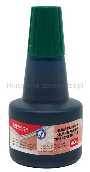 Office Products Tusz do pieczątek 30ml, zielony 
