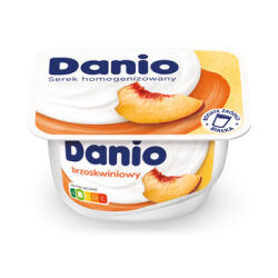 Danone Danio Serek Homogenizowany Brzoskwiniowy 130 G