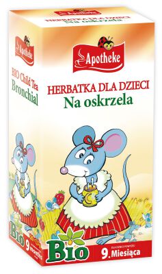 Herbatka Dla Dzieci - Ślaz Dziki, Koper Włoski I Pokrzywa Bio (20 X 1,5 G) 30 G - Apotheke [BIO]