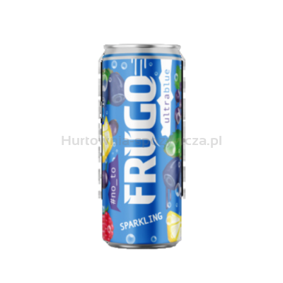 Frugo Ultrablue Napój gazowany wieloowocowy 250 ml