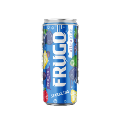 Frugo Ultrablue Napój gazowany wieloowocowy 250 ml