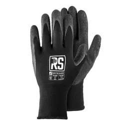 Rękawice Dziane Rs Safe Tec Black, Rozm. 9, Czarne