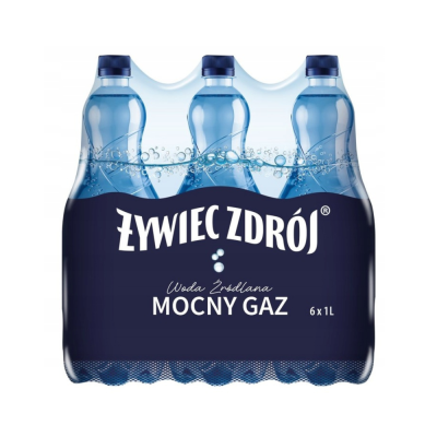 Woda Żywiec Zdrój Mocny Gaz 1,0 L x 6 szt.