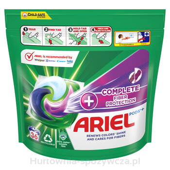 Ariel Kapsułki Do Prania Complete Fiber Protection 36 Szt. 907,2 G (36X25,2 G)