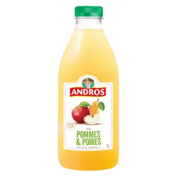 Andros Sok z jabłek i gruszek, z witaminą C 1 l<br>(w tym +0,50 zł/szt. zwrotnej kaucji)
