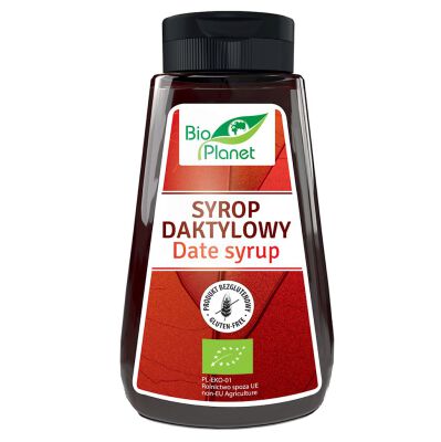 Syrop Daktylowy Bezglutenowy Bio 340 G - Bio Planet [BIO]