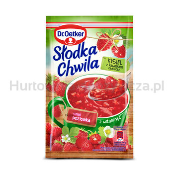 Dr.Oetker Słodka Chwila Kisiel Poziomkowy Z Owocami 31,5G