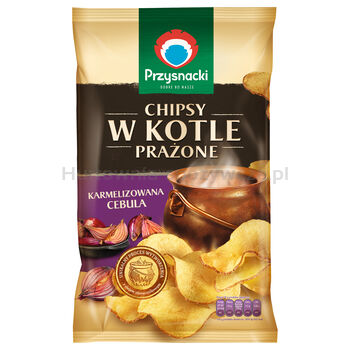 Przysnacki Chipsy W Kotle Prażone Karmelizowana Cebula 125G