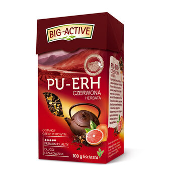 Big-Active Herbata Czerwona Pu-Erh Z Grejpfrutem 100G