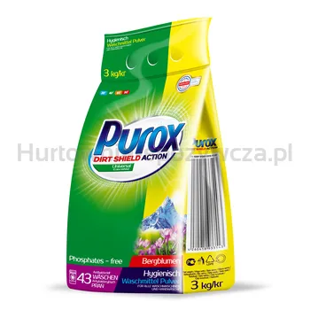 Purox Dirt Shield Action Universal Color + White 3Kg