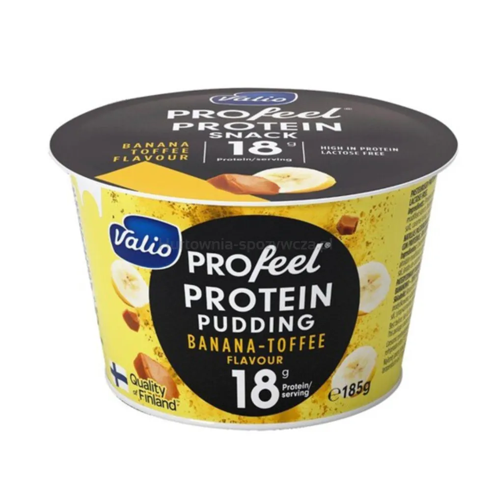 Valio Pasteryzowany pudding proteinowy bez laktozy o smaku banan / tofi ...