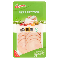 Drobimex Pierś Pieczona Plastry 100 G 
