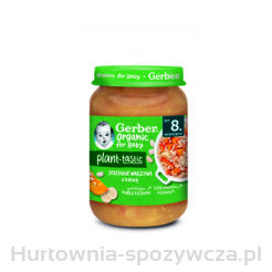 Gerber Organic Plant-Tastic Jesienne Warzywa Z Kaszą 190G
