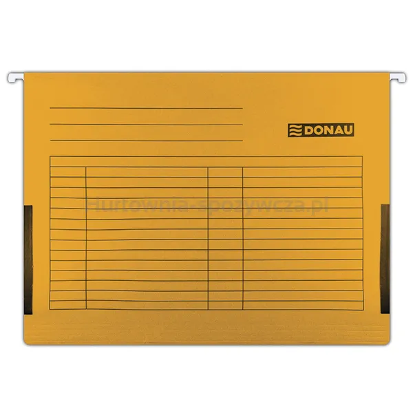 Donau Teczka Zawieszkowa Z Boczkami, A4, 230Gsm, Pomarańczowa 