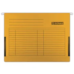 Donau Teczka Zawieszkowa Z Boczkami, A4, 230Gsm, Pomarańczowa 
