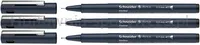 Schneider Zestaw Cienkopisów Pictus, 3 szt., czarne, mix grubości  - 4