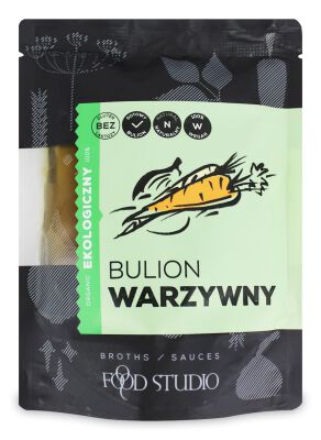 Bulion Warzywny W Płynie Bezglutenowy Bio 350 Ml - Food Studio [BIO]