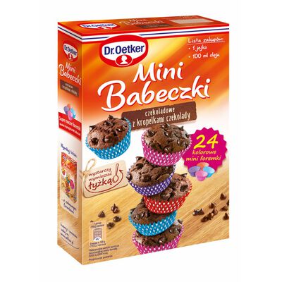 Dr.Oetker Mini Babeczki Czekoladowe Z Kropelkami Czekolady 245 G