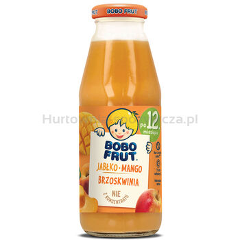 Bobo Frut Nektar Jabłko Mango, Brzoskwinia 300 Ml Po 12 Miesiącu