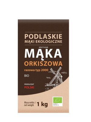 Mąka Orkiszowa Razowa Typ 2000 Bio 1 Kg - Bio Life (Mąki Podlaskie) [BIO]