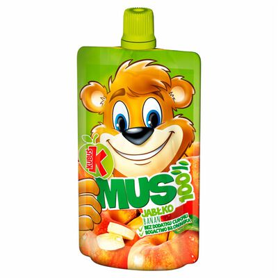 Kubuś Mus 100% Jabłko Banan 100 G