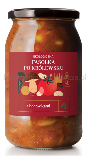 Fasolka Po Królewsku Z Borowikami Bio 900 Ml - Delikatna [BIO]