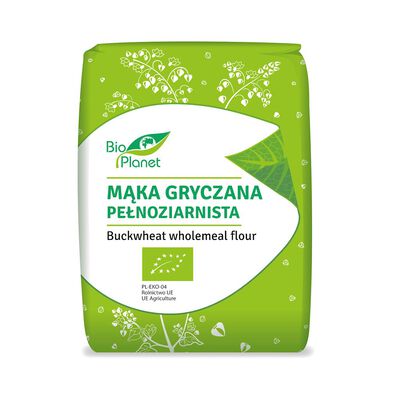 Bio Planet Mąka Gryczana Pełnoziarnista Bio 1 Kg [BIO]