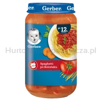 Gerber Junior Obiadek Spaghetti Po Bolońsku Po 12 Miesiącu 250 G