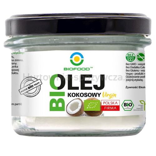 Olej Kokosowy Virgin Bio 180 Ml - Bio Food [BIO]