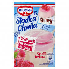 Dr.Oetker Słodka Chwila Budyń smak Panna cotta malinowa 43g