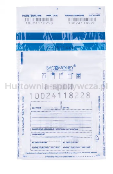 Koperta bezpieczna OFFICE PRODUCTS, M5, 150x220mm, 50szt., transparentna