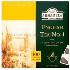 Ahmad Tea English No.1 100Torebek x2G B/Zawieszki