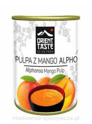 Mango Pulpa Naturalna 850 Ml Alphonso Orient Taste. Produkt Pasteryzowany