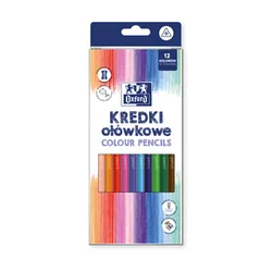 Oxford kredki Ołówkowe Regular 12 Kolorów