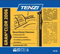 Koncentrat do mycia i dezynfekcji z aktywnym chlorem TENZI, Granclor 2006, 5l - 2