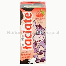 Łaciate Mleko UHT Smakowe Truskawkowe 200Ml