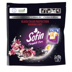 Sofin Black Color Protection Washing Caps 24Szt.