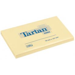 Bloczek samoprzylepny TARTAN™ (12776), 127x76mm, 1x100 kart., żółty