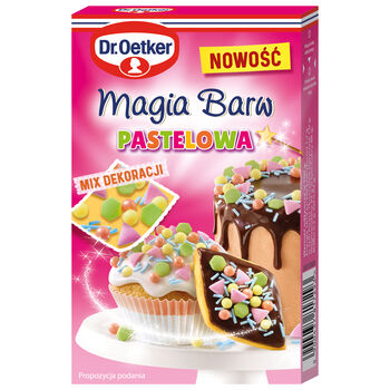 Dr.Oetker Mix Dekoracji Magia Barw Pastelowa 70G