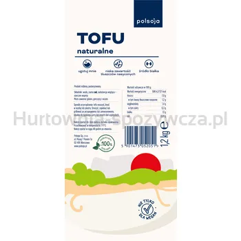 Polsoja Tofu Naturalne 1200 G