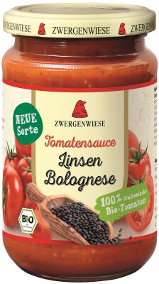 Sos Wegański Bolognese Z Soczewicą Bio 340 Ml - Zwergenwiese [BIO]