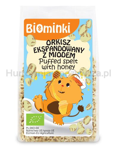 Orkisz Ekspandowany Z Miodem Bio 210 G - Biominki [BIO]