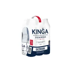 Woda Mineralna Kinga Pienińska 1,5l gazowana(w tym +0,50 zł/szt. zwrotnej kaucji)