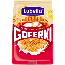 Lubella GOFERKI zbożowe płatki śniadaniowe o smaku maślanym 400g