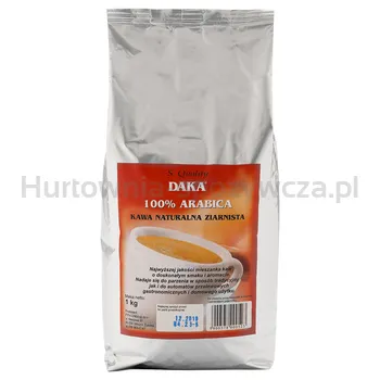 Daka Kawa Ziarnista  Arabica 1 Kg