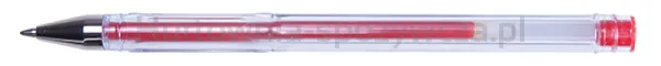 Długopis Żelowy Office Products Classic 0,5Mm, Czerwony
