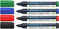 Schneider Zestaw Markerów Do Tablic Maxx 293, 2-5Mm, 4 Szt., Miks Kolorów  - 2