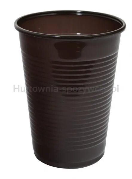 Kubek plastikowy OFFICE PRODUCTS, termiczny, 200ml, 100 szt., brązowy