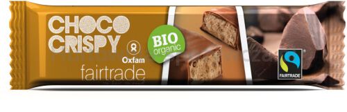 Baton Z Mlecznej Czekolady Z Orzechami Laskowymi I Chrupkami Zbożowymi Fair Trade Bio 33 G - Oxfam [BIO]