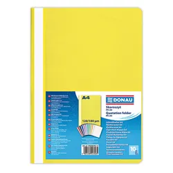 Skoroszyt Donau, Pp, A4, Standard, 120/180Mikr., Żółty